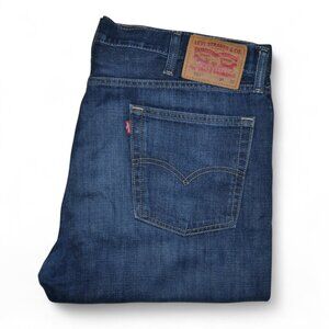 Levi's 513 Mens Size 38x30 Jeans Slim Straight Fit Dark Wash Slimming EUC